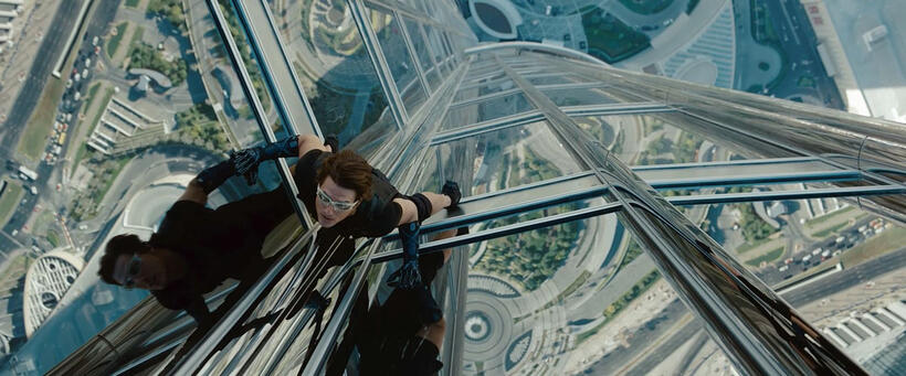 Tom Cruise in "Mission: Impossible - Ghost Protocol."
