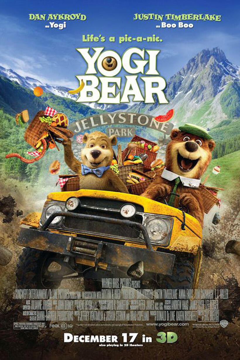 Poster art for "Yogi Bear 3D"
