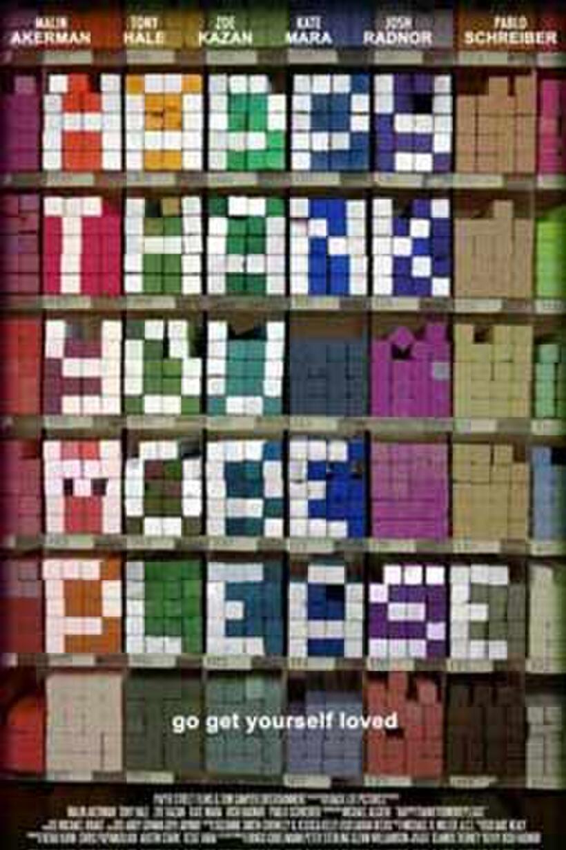 Poster art for "Happythankyoumoreplease."