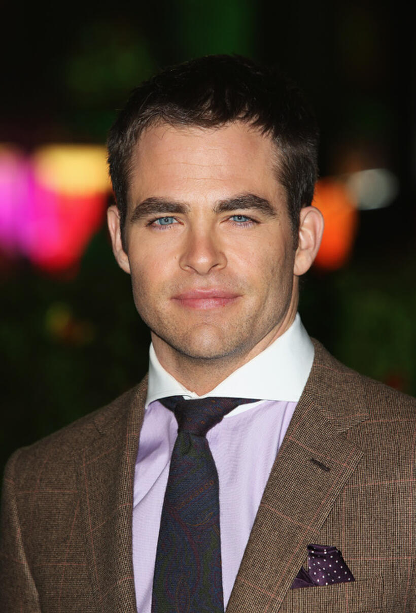 Chris Pine at the UK premiere of "Rise of The Guardians."