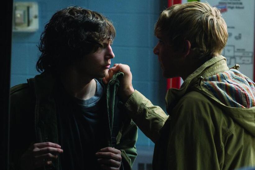 John Magaro as Alex and Max Thieriot as bug in "My Soul to Take."