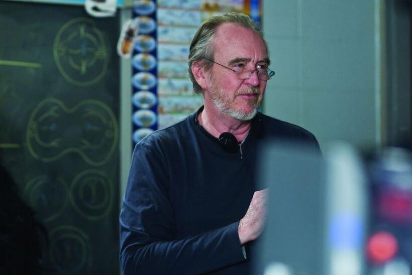Writer/director Wes Craven on the set of "My Soul to Take."