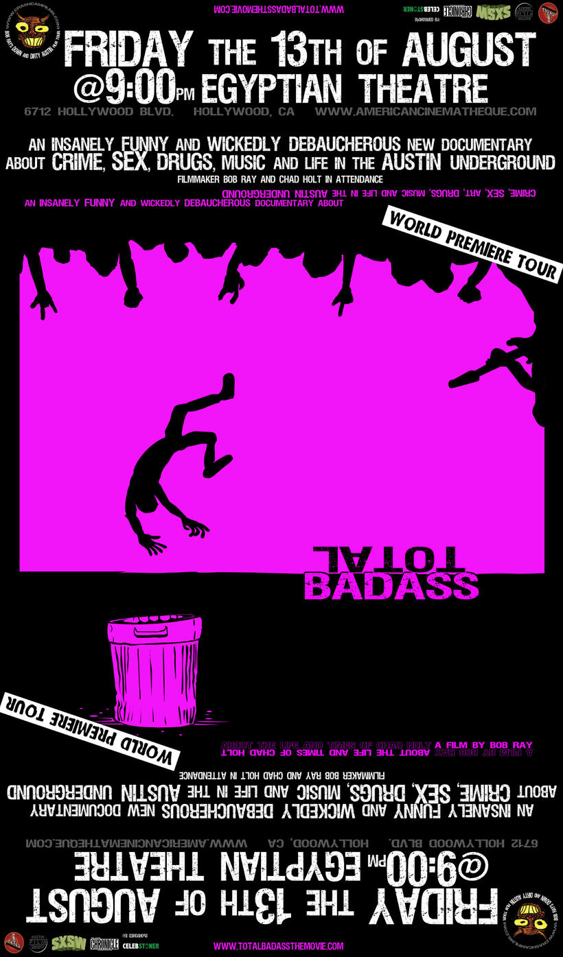 Poster art for "Total Badass."