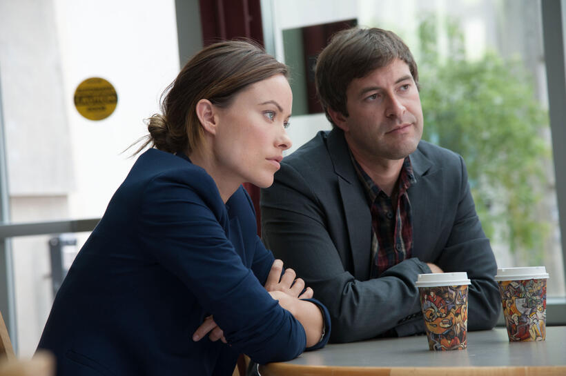 Olivia Wilde and Mark Duplass in "The Lazarus Effect."