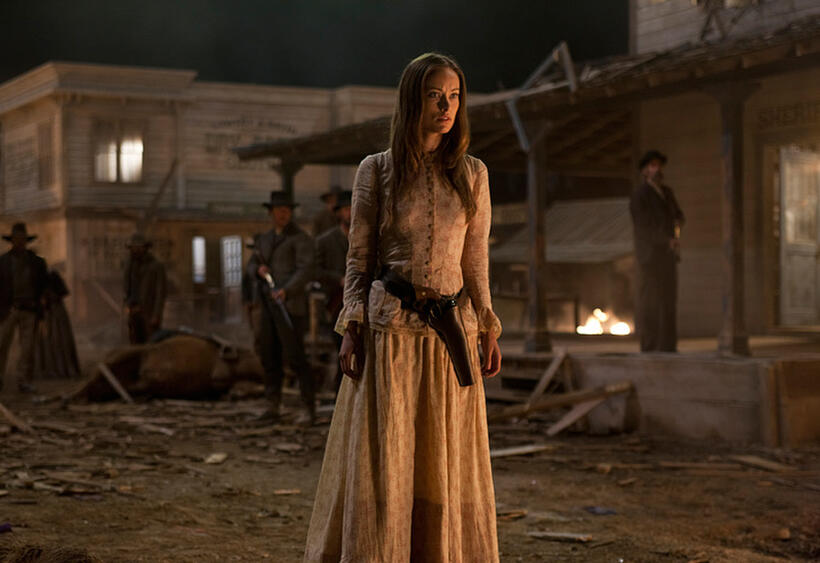 Olivia Wilde as Ella in "Cowboys & Aliens."