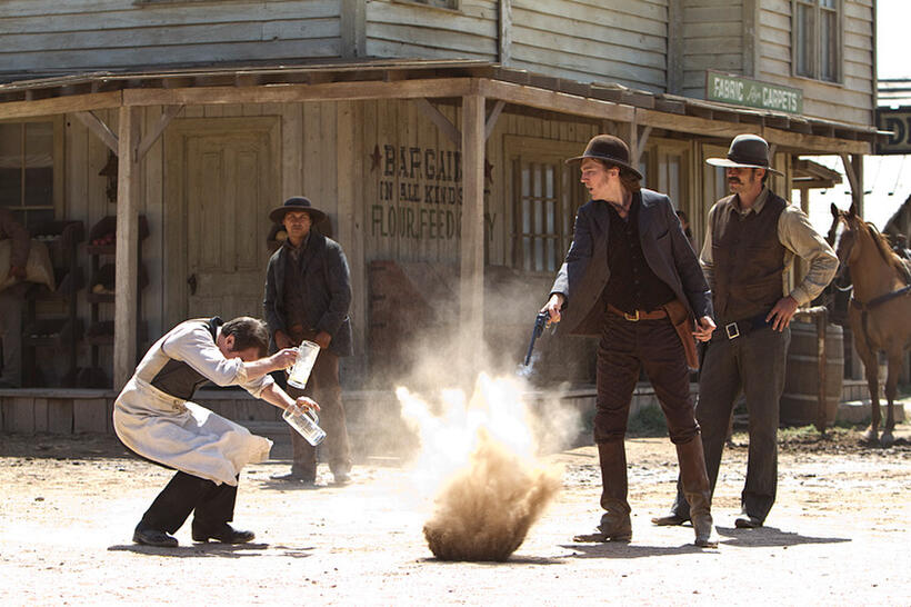 A scene from "Cowboys and Aliens."