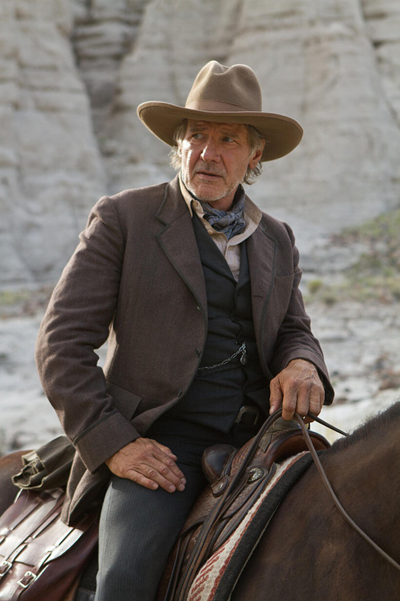 Harrison Ford as Colonel Dolarhyde in "Cowboys & Aliens."