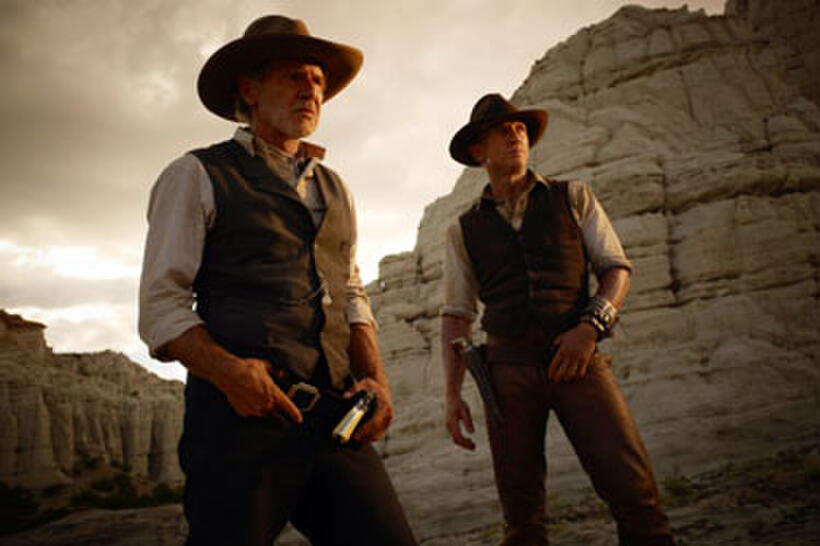 Harrison Ford and Daniel Craig in "Cowboys & Aliens."