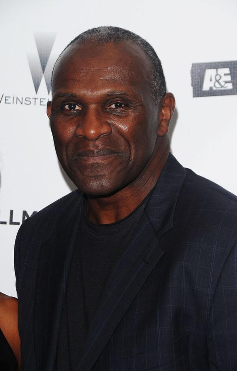 Harry Carson at the New York premiere of "The Tillman Story."