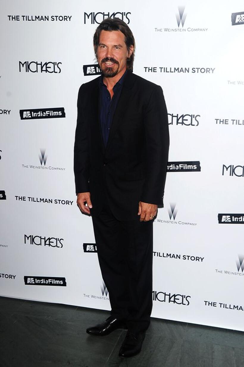 Josh Brolin at the New York premiere of "The Tillman Story."