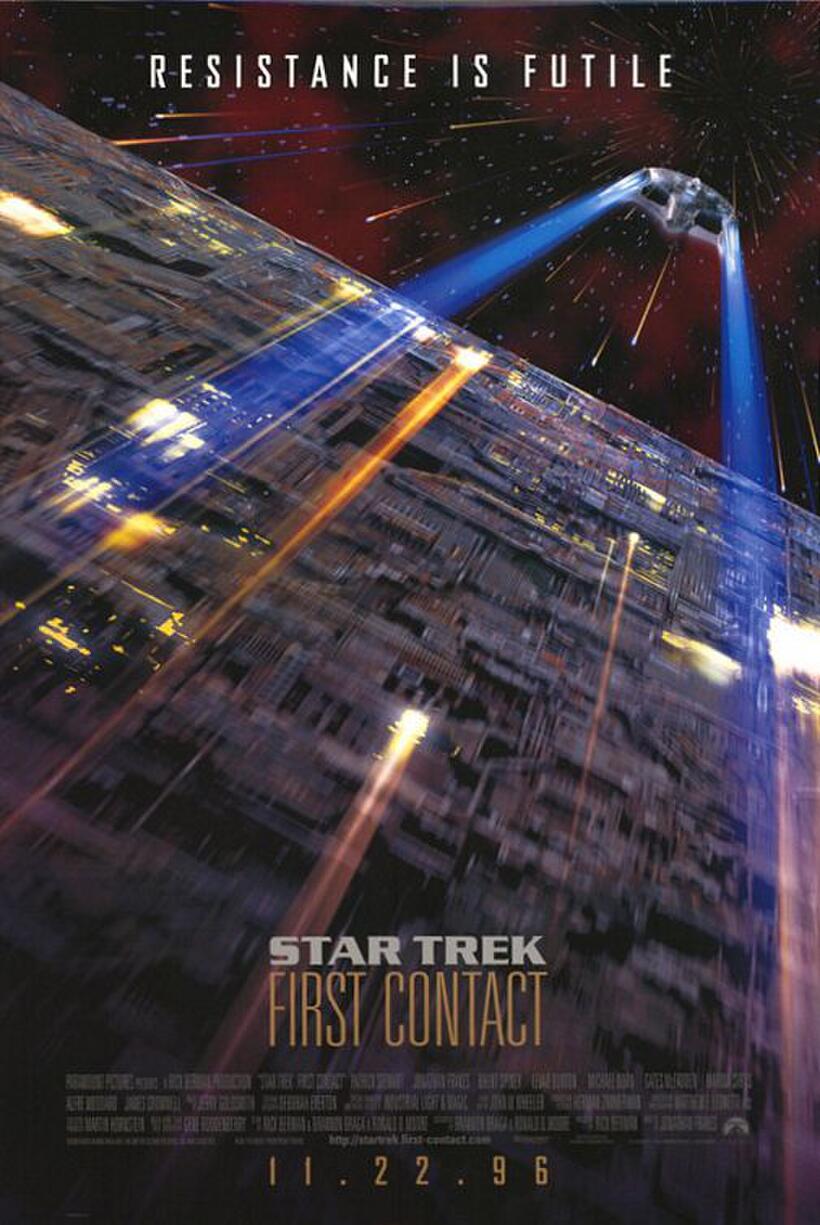 Poster art for "Star Trek: First Contact."