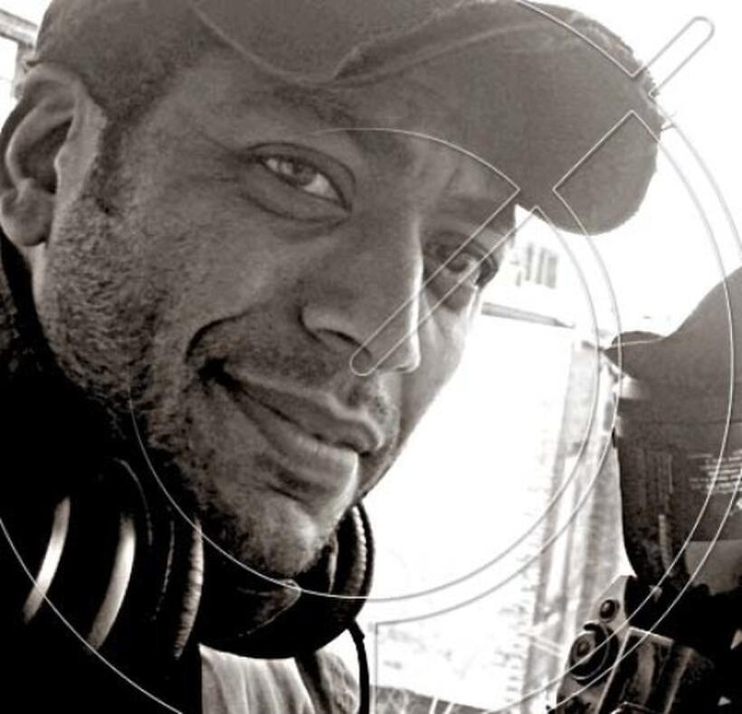 Director, producer Chico Colvard on the set of "Family Affair."