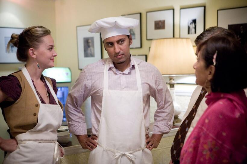 Jess Weixler and Aasif Mandvi in "Today's Special."