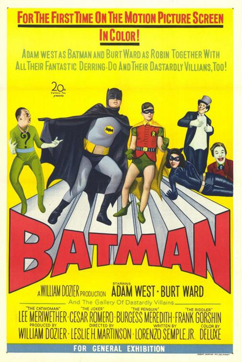 Poster art for "Batman."