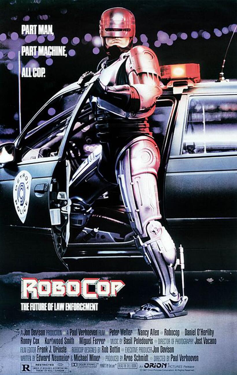 Poster art for "Robocop."