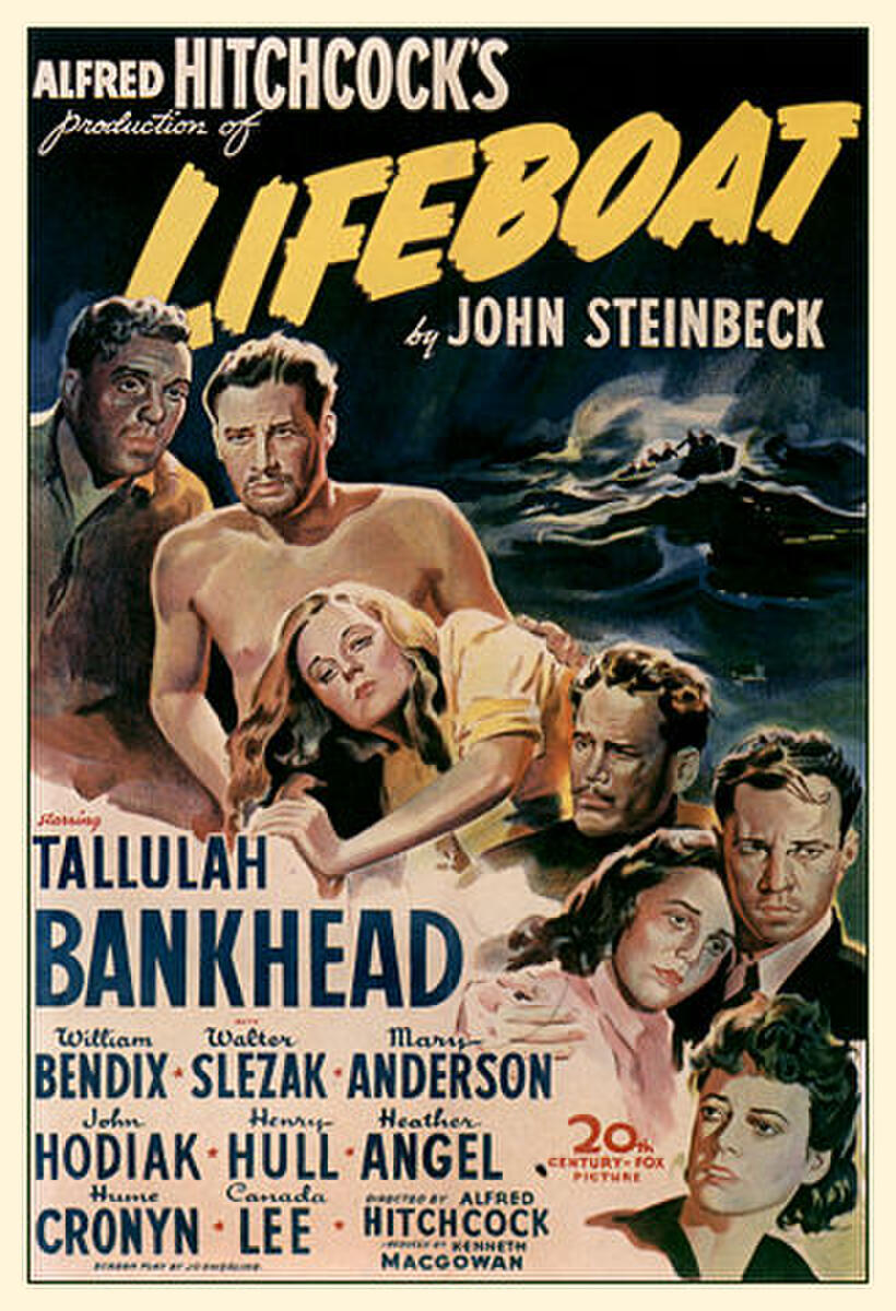 Poster art for "Lifeboat."