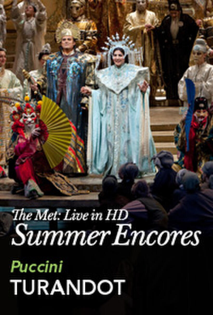 Poster art for "Met Summer Encore: Turandot."