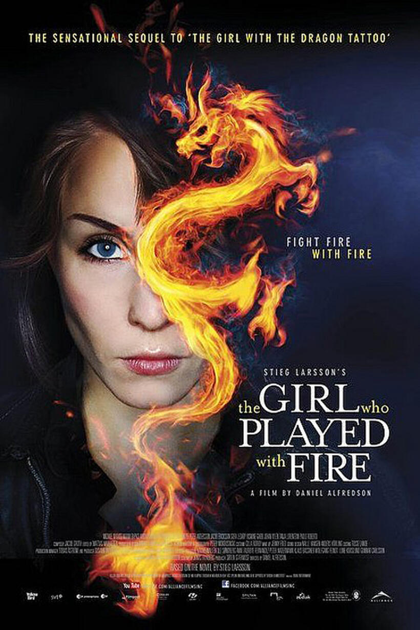 Poster art for "The Girl Who Played With Fire"