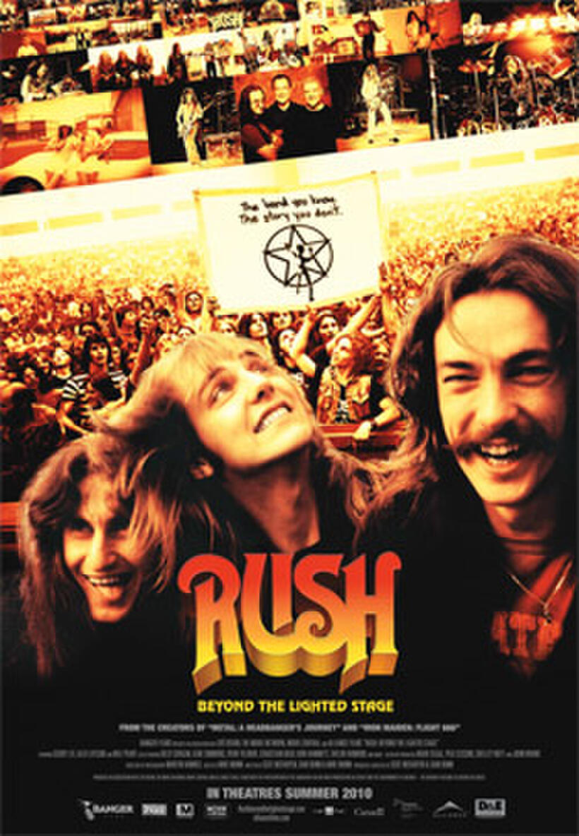 Poster art for "Rush: Beyond the Lighted Stage."