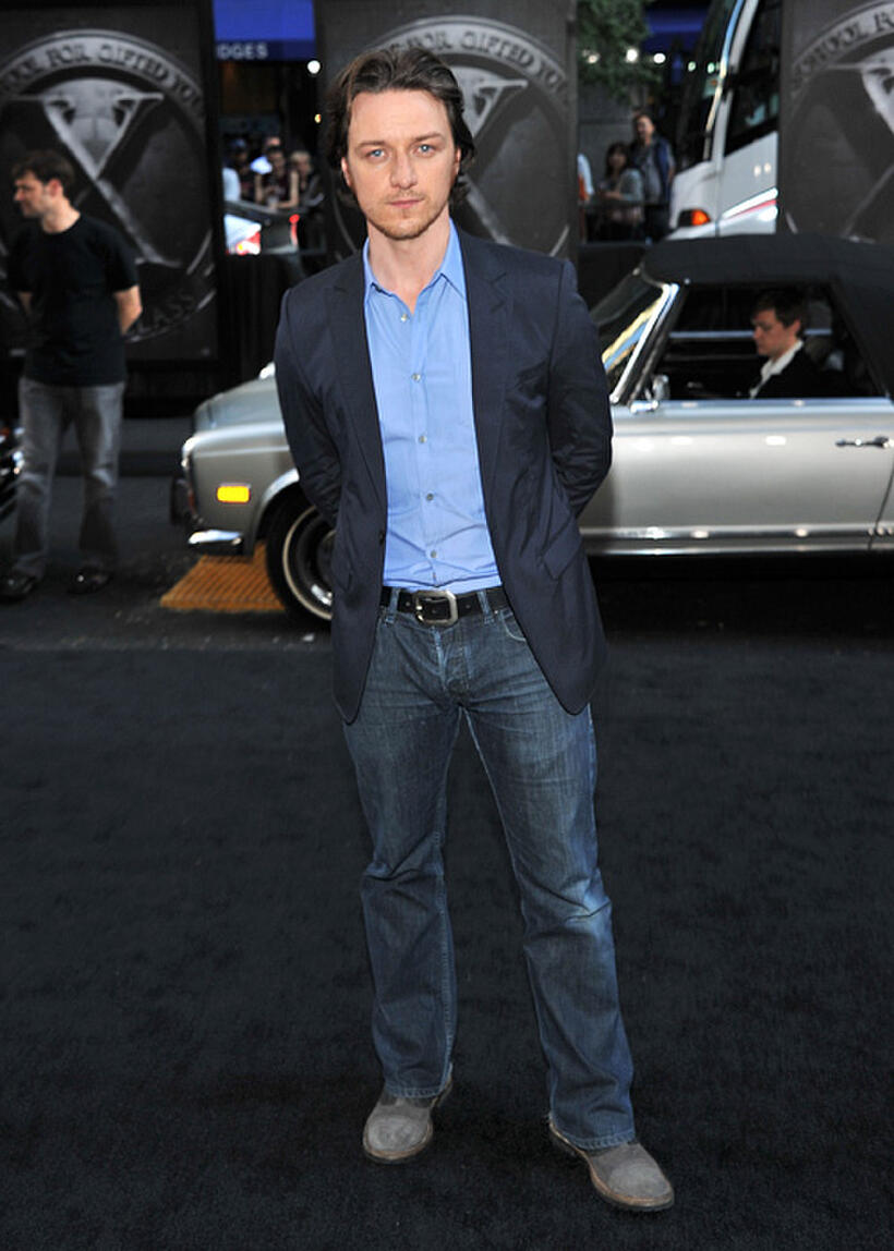 James McAvoy at the New York premiere of "X-Men: First Class."