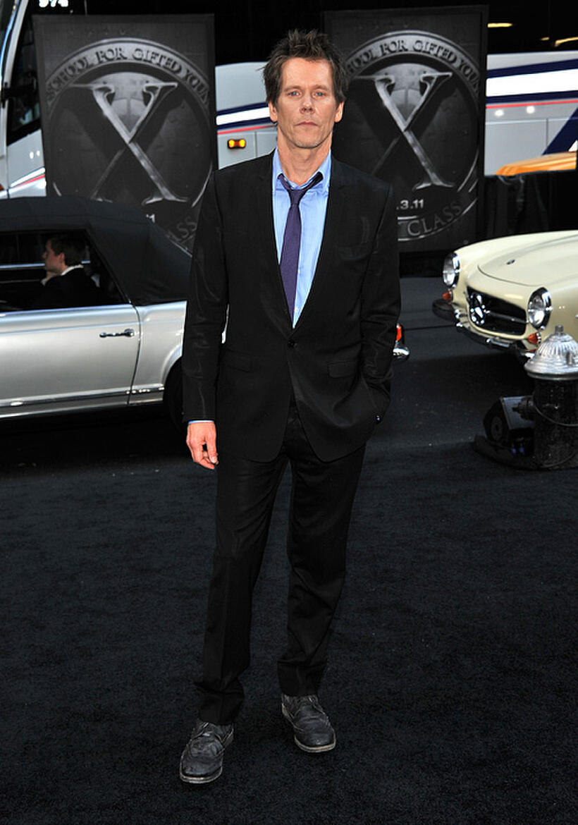 Kevin Bacon at the New York premiere of "X-Men: First Class."