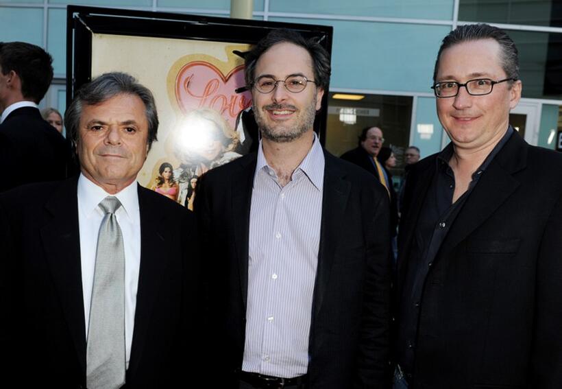 Marty Katz, Michael Rosenberg and Patrice Theroux at the California premiere of "Love Ranch."