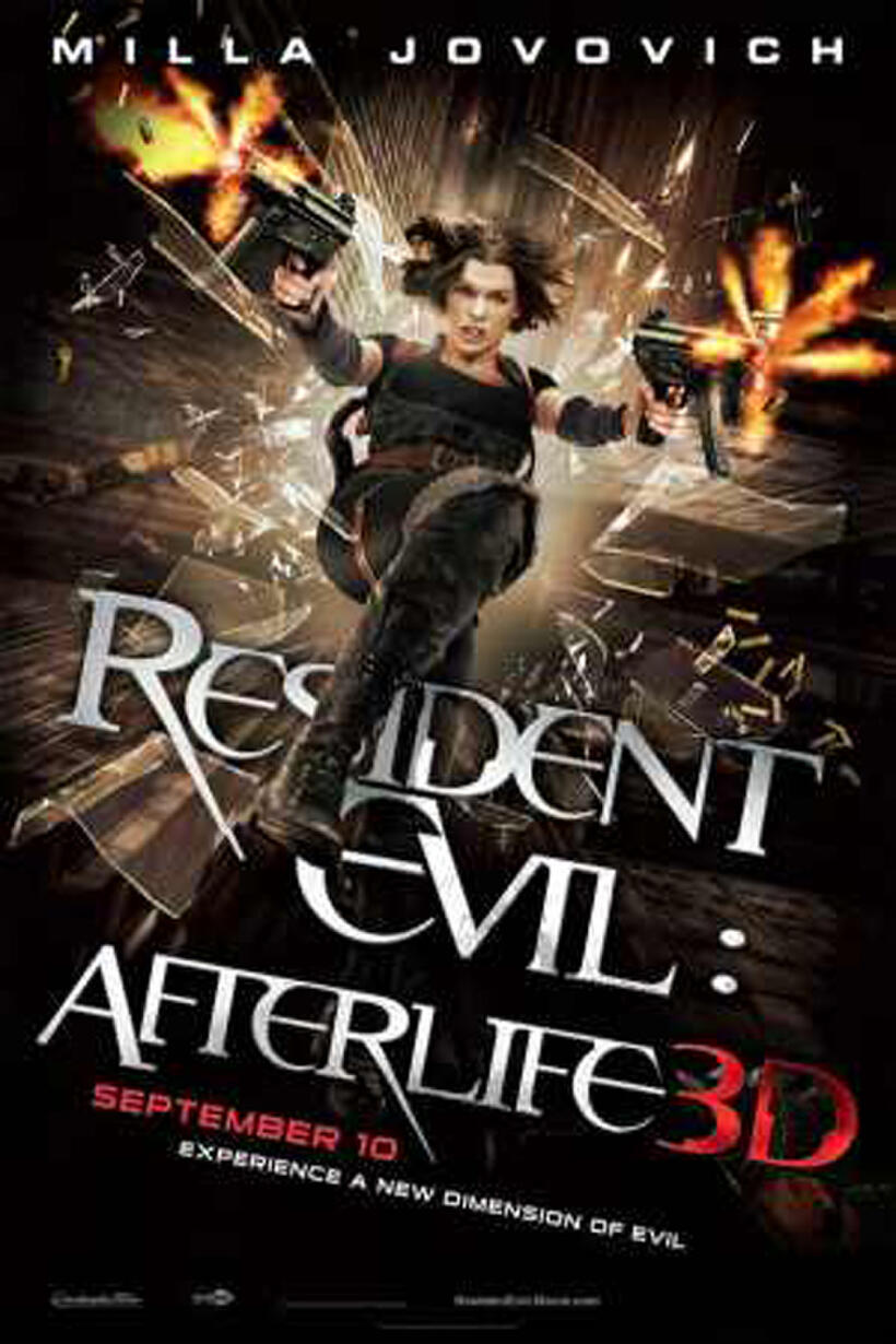 Resident Evil Afterlife 3D Movie Poster