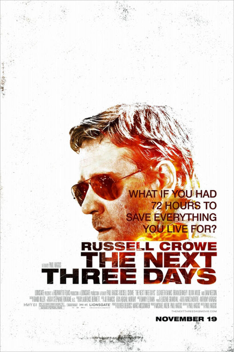 Poster art for "The Next Three Days"