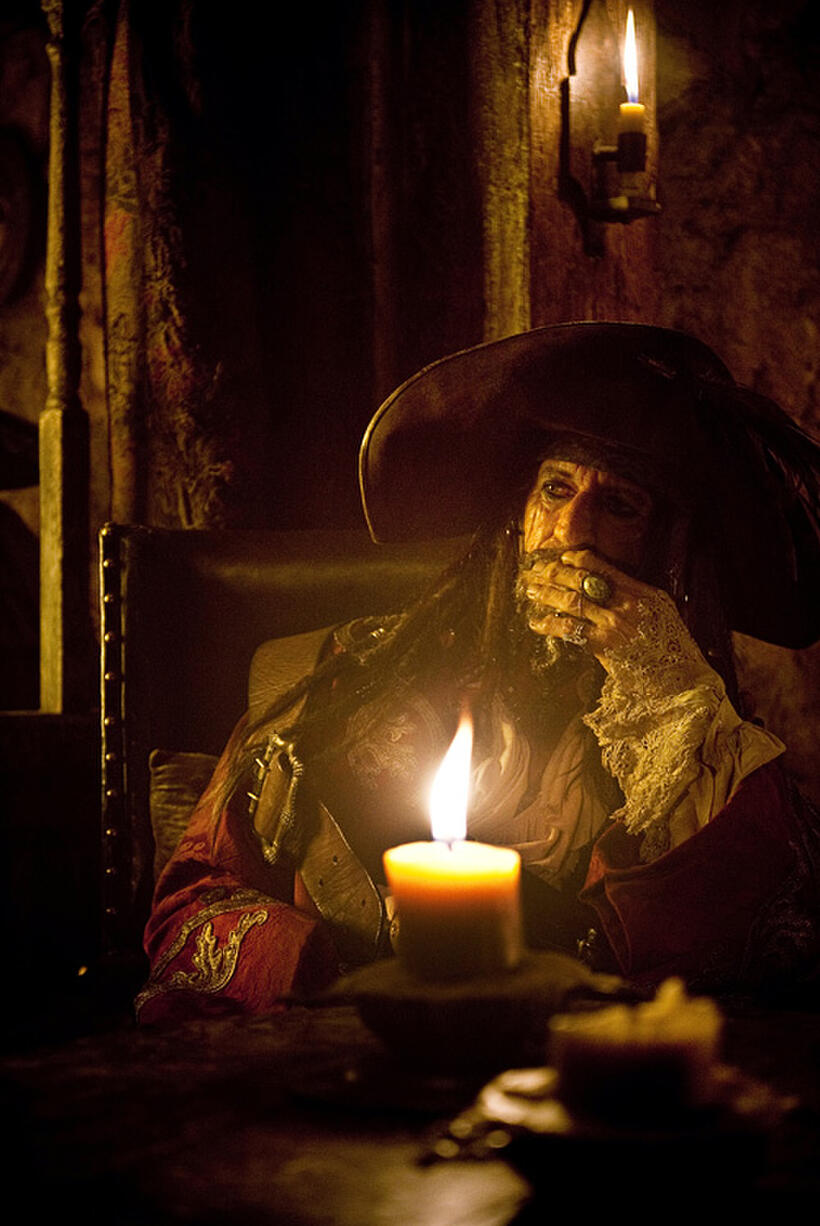 Keith Richards as Captain Teague in "Pirates Of The Caribbean: On Stranger Tides."