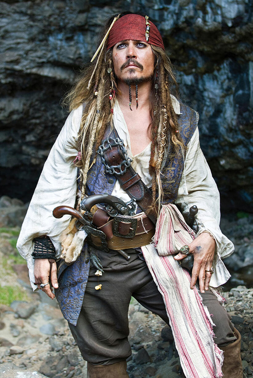 Johnny Depp as Captain Jack Sparrow in "Pirates Of The Caribbean: On Stranger Tides."