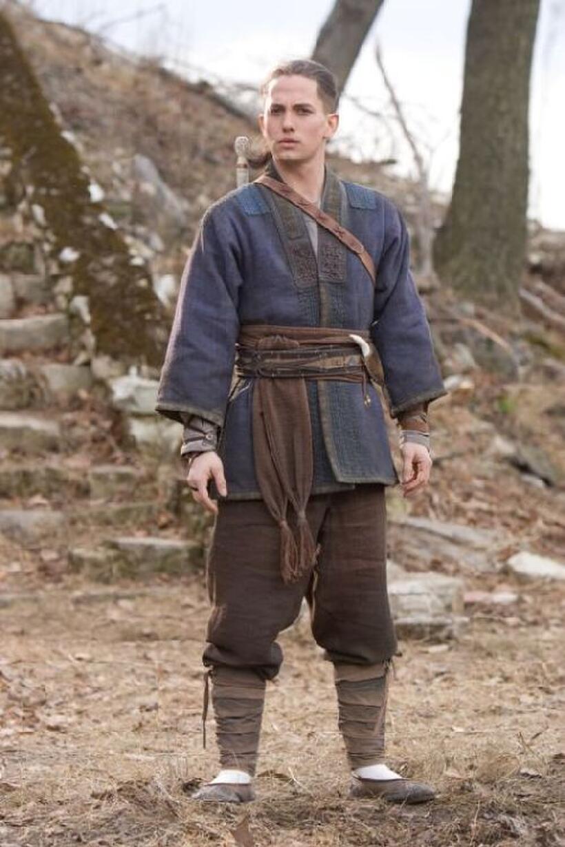 Jackson Rathbone as Sokka in "The Last Airbender."