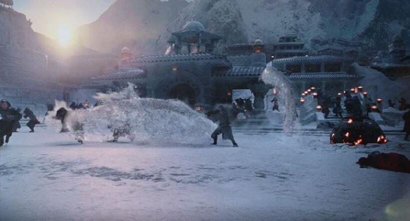 A scene from "The Last Airbender."