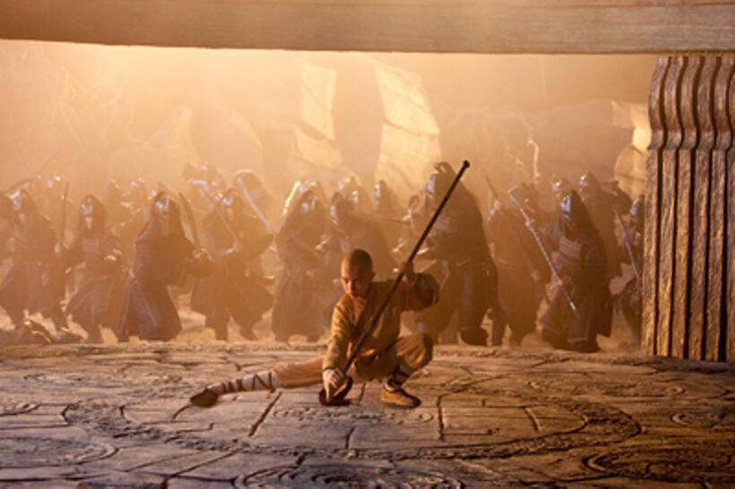 Noah Ringer as Aang in "The Last Airbender."