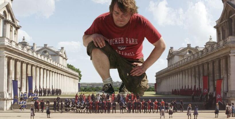 Jack Black as Lemuel Gulliver in "Gulliver's Travels."