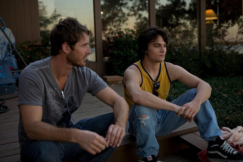 A.J. Buckley as Teddy and Shiloh Fernandez as Ritchie Wheeler in ``Skateland.''
