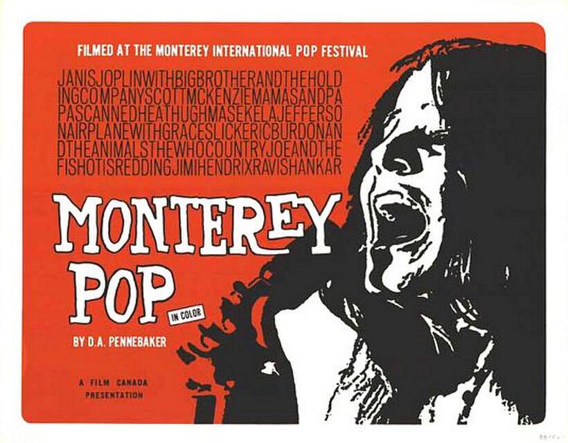 Poster art for "Monterey Pop."