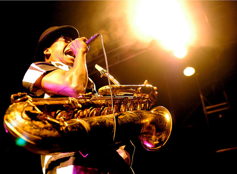 Angelo Moore in "Everyday Sunshine: The Story of Fishbone."