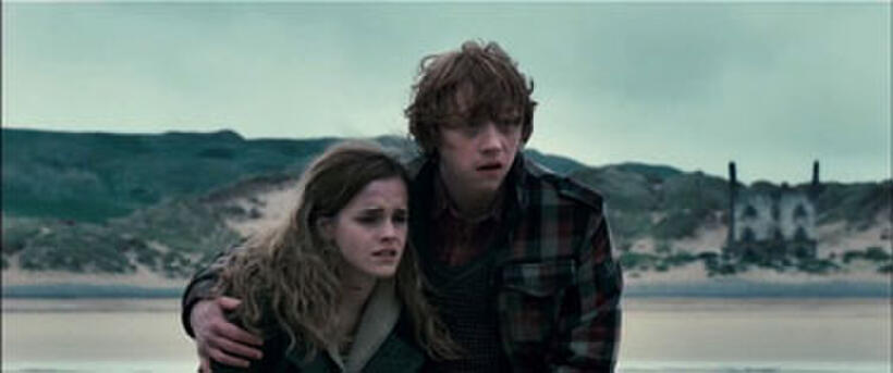 Emma Watson as Hermoine Granger and Rupert Grint as Ron Weasley in "Harry Potter and the Deathly Hallows Part 1: An IMAX 3D Experience "