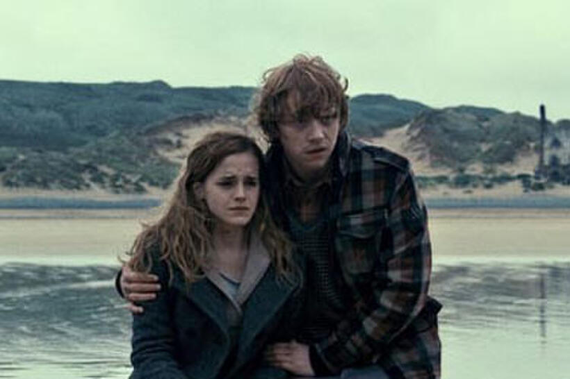 Rupert Grint and Emma Watson in "Harry Potter and the Deathly Hallows: Part 1"