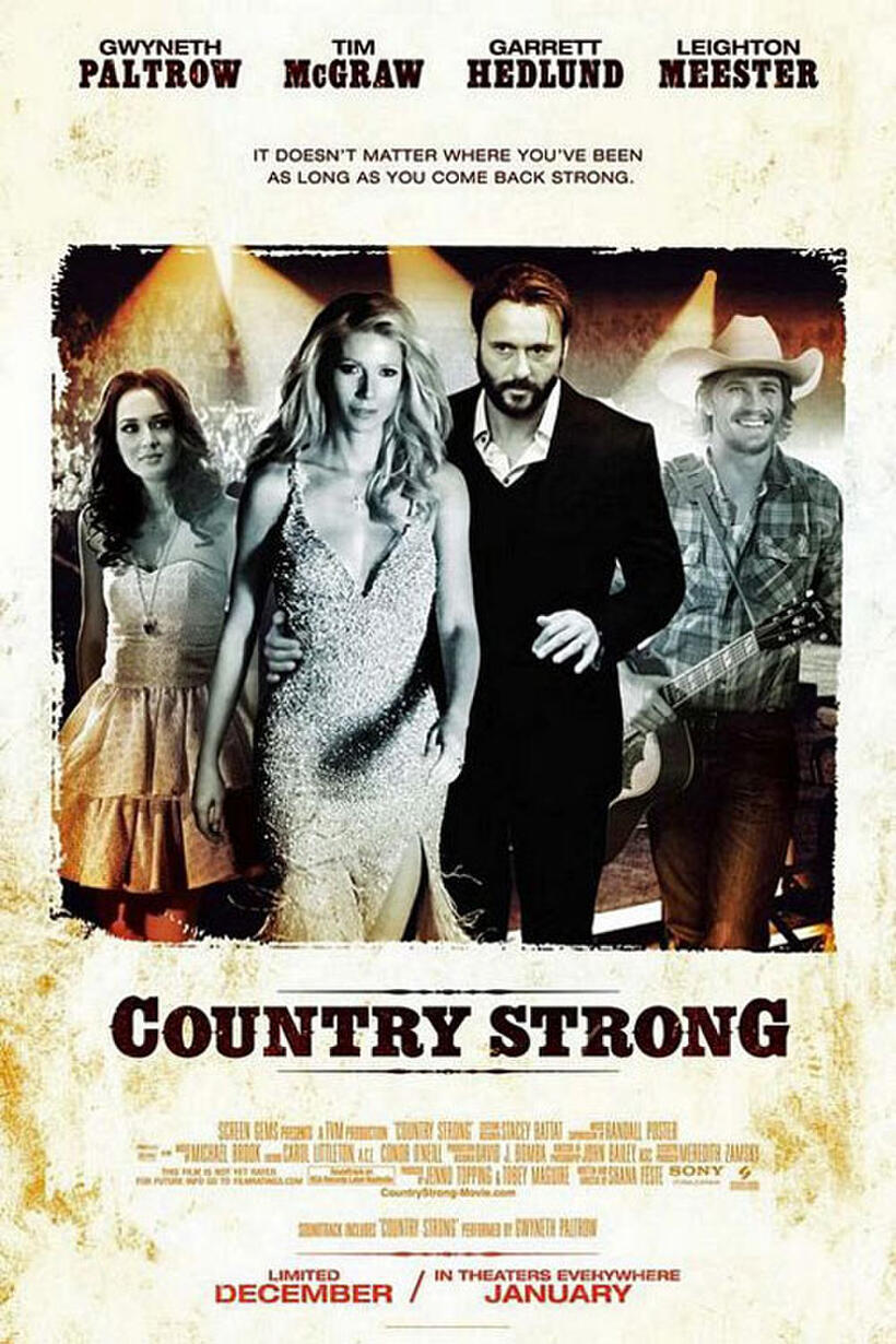 Poster art for "Country Strong."