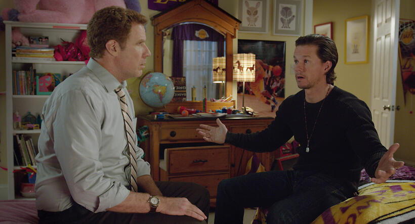 Will Ferrell as Brad Whitaker and Mark Wahlberg as Dusty Mayron in "Daddy's Home."