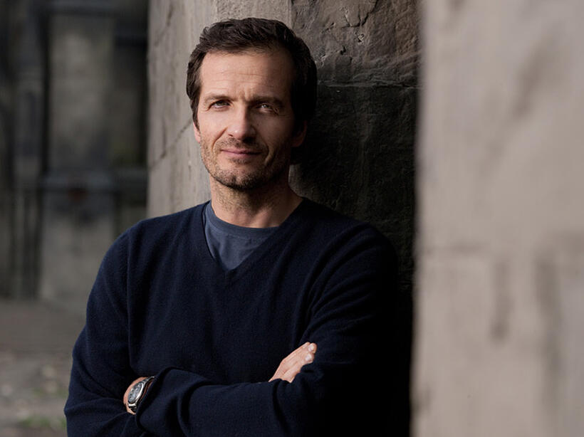 Producer David Heyman on the set of "Harry Potter and The Deathly Hallows: Part 2."