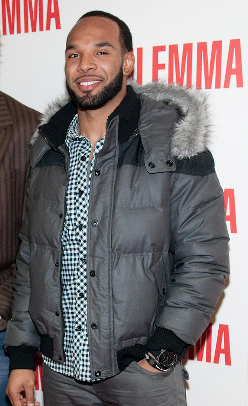 Matt Forte at the Illinois premiere of "The Dilemma."