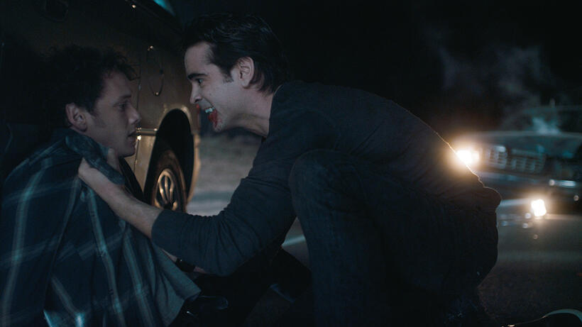 Anton Yelchin and Colin Farrell in "Fright Night."