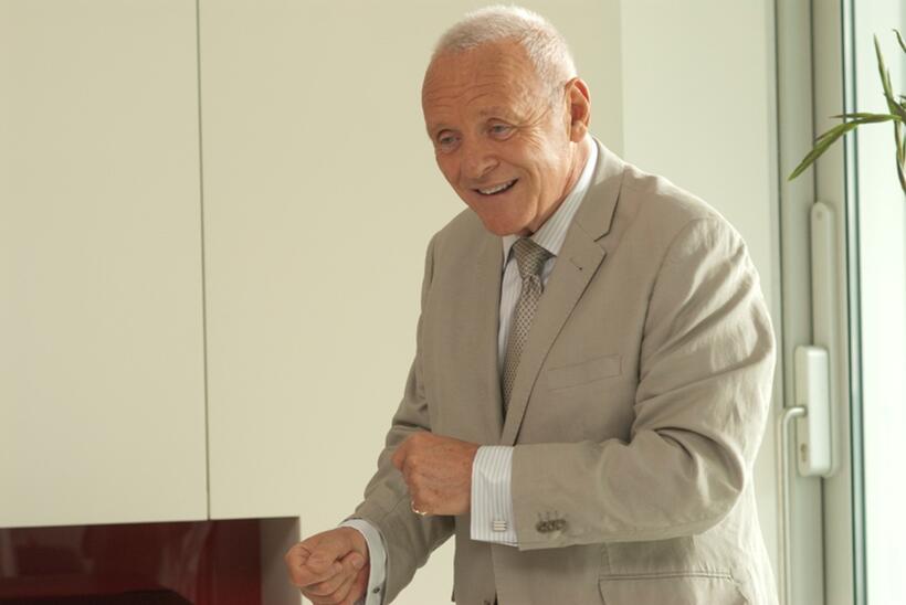 Anthony Hopkins as Alfie in "You Will Meet a Tall Dark Stranger."