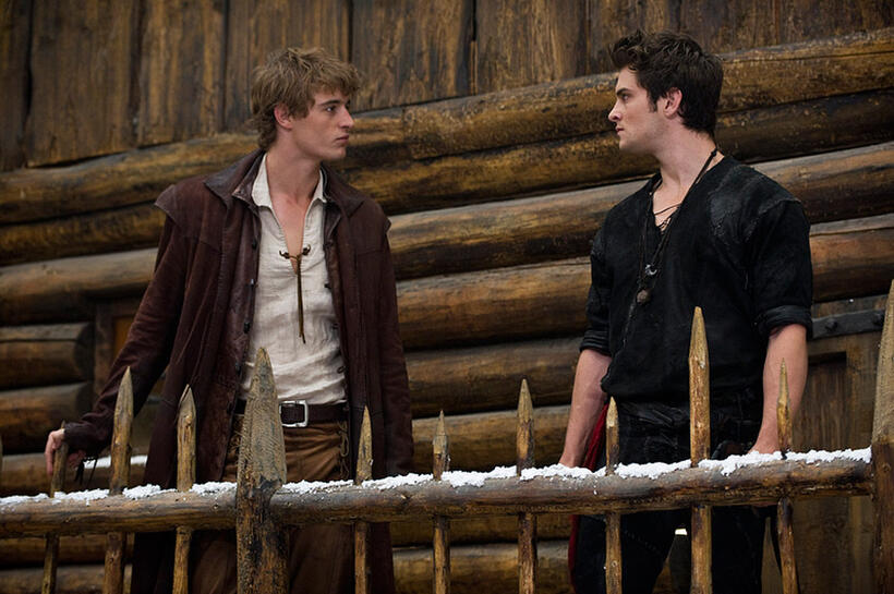 Max Irons as Henry and Shiloh Fernandez as Peter in "Red Riding Hood."