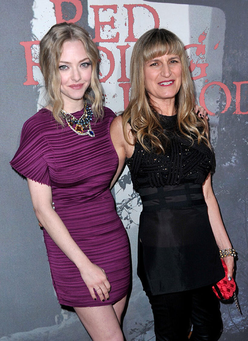 Amanda Seyfried and director Catherine Hardwicke at the California premiere of "Red Riding Hood.''