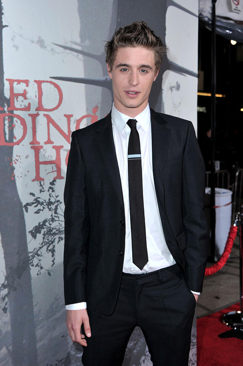 Max Irons at the California premiere of "Red Riding Hood.''