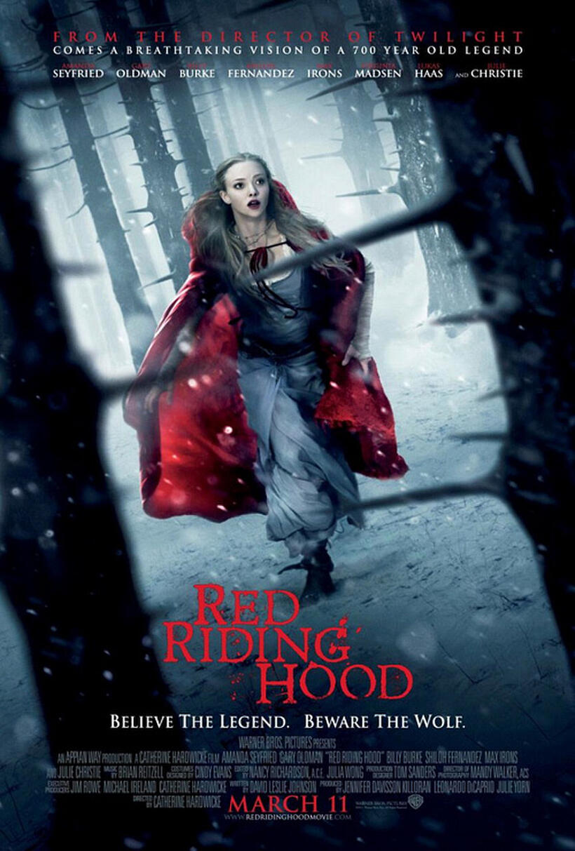Poster art for "Red Riding Hood."