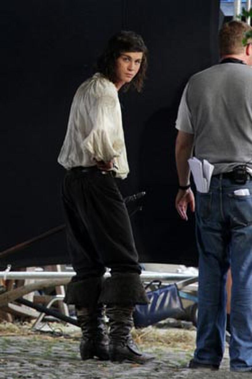 Logan Lerman as D'Artagnan in "The Three Musketeers"
